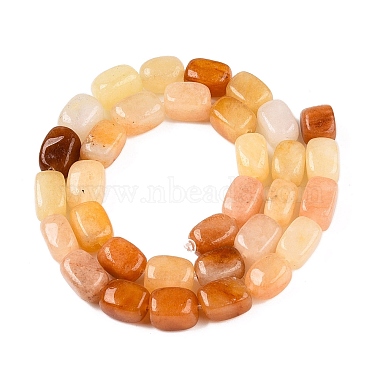 Natural Topaz Jade Beads Strands(G-T138-97)-2