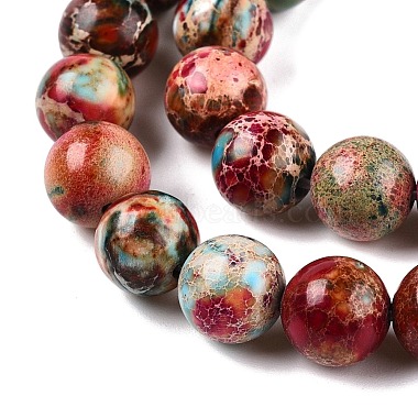 Natural Imperial Jasper Beads Strands(G-N342-63H)-3