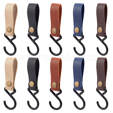 Mixed Color Leather Hook Hangers