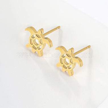 Stainless Steel Stud Earring(LM7211-1)-3