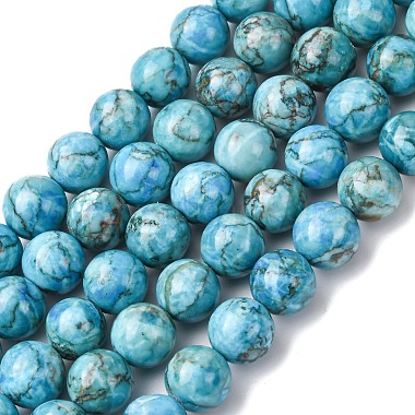 Natural Marble Beads Strands(G-K211-10mm-E)-1