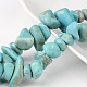 Dyed Natural Green Turquoise Stone Bead Strands(X-G-R192-B23)-2