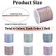 6 Rolls 6 Colors Polyester Braided Cord(WCOR-CY0001-02A)-2