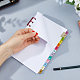 Rectangle Paper Notebook Index Divider Sheets(AJEW-WH0796-78A)-3