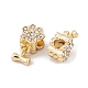 Rack Plating Alloy Rhinestone European Dangle Charms(FIND-C055-19G-01)-2