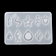 moldes de silicona para colgantes diy con forma geométrica(DIY-E070-01B)-3