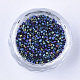 Electroplate Glass Cylinder Beads(SEED-Q036-01A-K01)-2