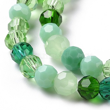 perles de verre brins(X-GLAA-E036-09F)-4