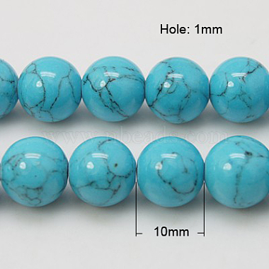 Synthetic Turquoise Beads Strands(TURQ-H038-10mm-XXS09)-2