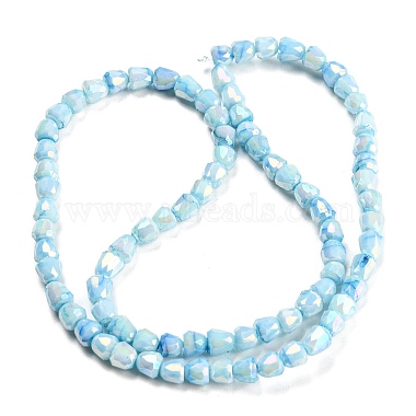 Electroplate Glass Beads Strand(GLAA-G088-03-01C)-3