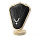 Bust Shaped PU Leather Necklace Display Stands(NDIS-C005-02A)-1