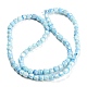 Electroplate Glass Beads Strand(GLAA-G088-03-01C)-3