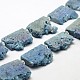 Electroplated Natural Druzy Crystal Beads Strands(G-N0257-05)-1