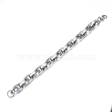 201 bracelet chaîne de corde en acier inoxydable pour hommes femmes(BJEW-S057-68)-2