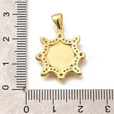 Religion Themed Rack Plating Brass Micro Pave Cubic Zirconia Pendants(KK-L226-007G-10)-3