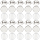 30 Sets Blank Dome Glass Flat Round Brooch(JEWB-UN0001-04)-1