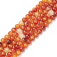 Chapelets de perles en cornaline naturelle(G-F718-07)-1