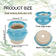 6Pcs 6 Colors Mini Ceramic Succulent Planter Pots(BOTT-NB0001-03)-2