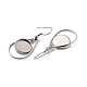201 Stainless Steel Earring Hooks(STAS-Z036-10P)-2