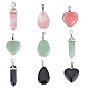 SUNNYCLUE 9Pcs 9 Style Natural & Synthetic Mixed Gemstone Pendants(G-SC0001-73)-1