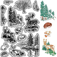 Custom PVC Plastic Clear Stamps, for DIY Scrapbooking, Photo Album Decorative, Cards Making, Stamp Sheets, Film Frame, Tree, 160x110x3mm(DIY-WH0439-0273)