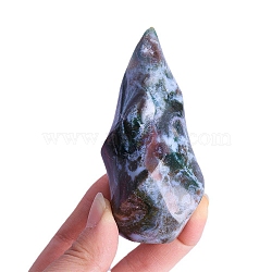 Natural Crystal Ocean Jade Torch Home Decoration, 30~50mm(PW-WG429E5-01)