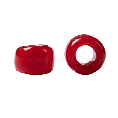 15/0 Round TOHO Japan Glass Seed Beads #45A-Opaque Cherry 10g
