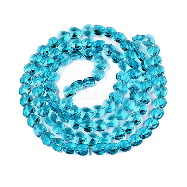 Perles en verre transparentes(GLAA-Q066-10mm-A10)-2