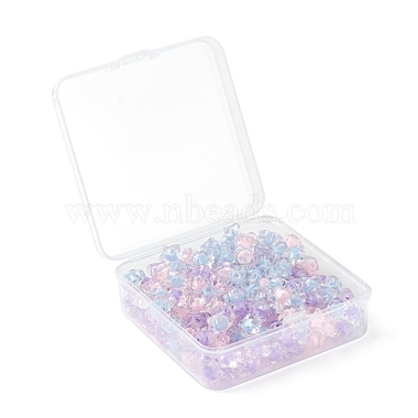 195Pcs 3 Colors Transparent Acrylic Beads(TACR-FS0001-06)-7