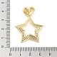 Rack Plating Brass Micro Pave Clear Cubic Zirconia Pendants(KK-H474-19G-04)-3