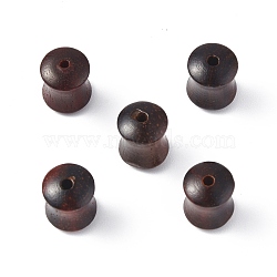 Wood Beads, Undyed, Bamboo Stick, Brown, 10x8mm, Hole: 1.6mm(WOOD-I009-02A)