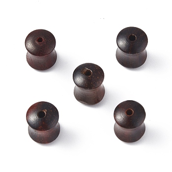 Wood Beads, Undyed, Bamboo Stick, Brown, 10x8mm, Hole: 1.6mm