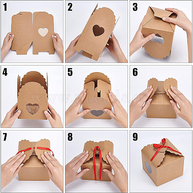 BENECREAT Kraft Paper Gift Box(CON-BC0001-56)-4