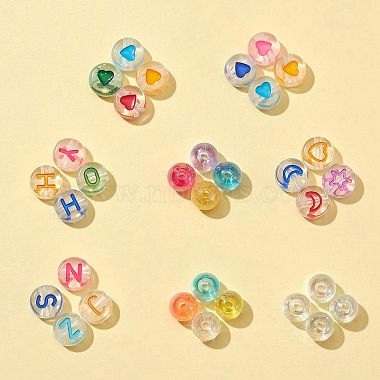 5 Style Transparent Acrylic Enamel Beads(MACR-FS0001-23)-3