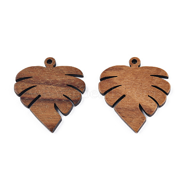 Camel Leaf Wood Pendants