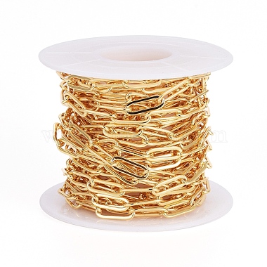 Brass Paperclip Chains(CHC-G007-03G)-4