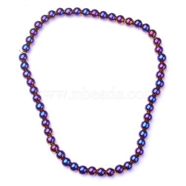 Non-magnetic Synthetic Hematite Beads Strands(G-S096-8mm-6)-3