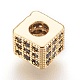 Brass Micro Pave Cubic Zirconia Beads(ZIRC-F088-026G)-2