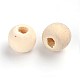 Natural Unfinished Wood Beads(WOOD-R196-10mm-LF)-2