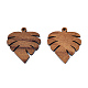 Natural Walnut Wood Pendants(WOOD-T023-21)-1