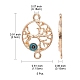 Alloy Connector Charms with Steel Blue Enamel(FIND-YW0003-54)-3