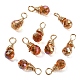 10Pcs Glass Pendants(PALLOY-YW00130-03)-1