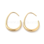 304 Stainless Steel Dangle Earrings, Teardrop, Real 14K Gold Plated, 29.5x3mm(X-EJEW-H115-38G)