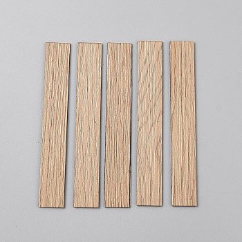 Wood Floor Mini Model, Micro Landscape Dollhouse Accessories, Pretending Prop Decorations, BurlyWood, 100x15x1.5mm, 40pcs/set