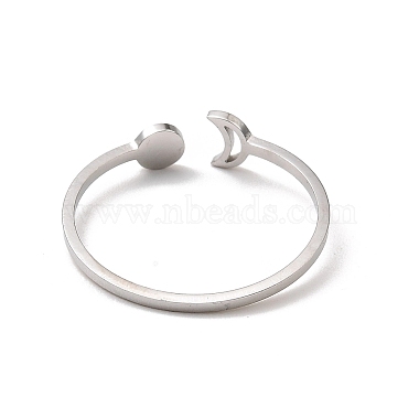 304 Stainless Steel Open Cuff Rings(RJEW-Q808-01B-P)-3