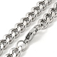 Non-Tarnish 201 Stainless Steel Cuban Link Chain Necklaces for Women and Men(NJEW-F322-13P-01)-1