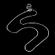 латунное квадратное ожерелье в виде змеи для мужчин и женщин(MAK-YW0001-10)-1