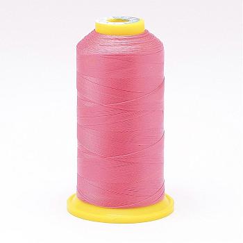 Nylon Sewing Thread, Light Coral, 0.4mm, about 400m/roll