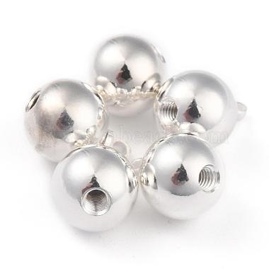 925 Sterling Silver Plated Brass Bead Cap Bails