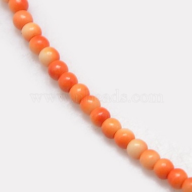 Synthetic Fossil  Beads Strands(G-L029-2mm-03)-2